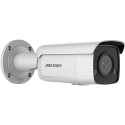Hikvision Acusense 4MP 6MM Strobe Light And Audible Warning Fixed Bullet Network Camera - Powered-by-darkfighter