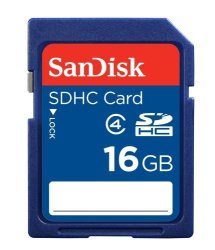Sandisk 16 Gb Class 2 Sdhc Flash Memory Card SDSDB-016G-A11
