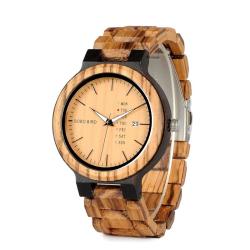 Wooden Mens Watch O26-BROWN