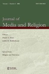 Religion And Television - A Special Issue Of The Journal Of Media And Religion Paperback