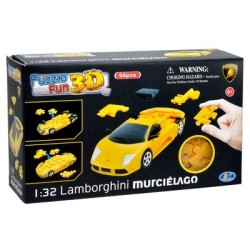 Lamborghini Murcielago - Solid Yellow 3d Puzzle