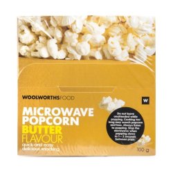Butter Flavoured Microwave Popcorn 3 X 100 G