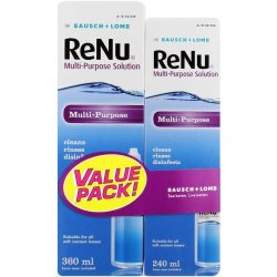 Bausch & Lomb Renu Multi-purpose Contact Lens Cleaning Solution 360ML - 2 Pack