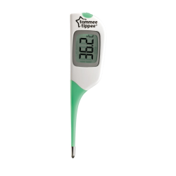 Tommee Tippee 2 In 1 Digital Baby Thermometer With Probe For Underarm Or In Mouth Fast 8 Second Reading Fever Indicator And Memory Function