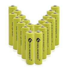 solar rechargeable batteries aa 600mah 1.2 v 4 pack