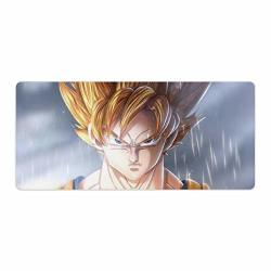Large Mousepad Gaming Mouse Pad 3D Print Keyboard And Mouse Pad Locking Table Mat Waterproof Desk Mat For Office And Home Super Saiyan Goku