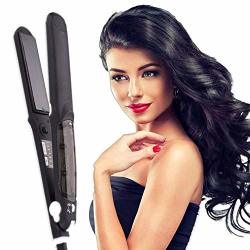 Steam Hair Straightener Spray Electric Splint Straightener Fast Hair Styler Black