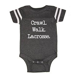 Lol Baby Crawl Walk Lacrosse Baby Football Jersey Bodysuit Vintage Smoke 6 Months