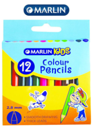 Marlin Kids 12 Short Colour Pencil Pack