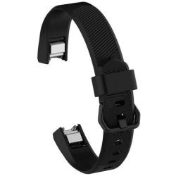 Linxure Fitbit Alta Hr Silicone Replacement Strap - Large - Black