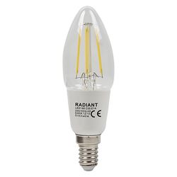 - Candle Filament - E14 - LED - 4W 4000K - Dimmable
