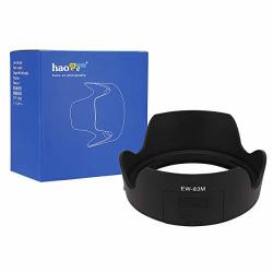 Haoge Bayonet Lens Hood For Canon Ef 24-105MM F3.5-5.6 Is Stm Lens Replaces Canon EW-83M