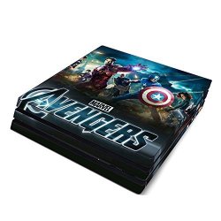 Decorative Video Game Skin Decal Cover Sticker For Sony Playstation 4 Pro Console PS4 Pro - Avengers