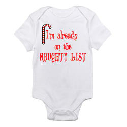 Im Already On The Naught List - Baby Onesie Clothing