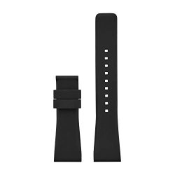 Michael Kors Women's Bradshaw Stainless Steel Quartz Watch With Silicone Strap Black 22 Model: MKT9089