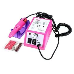 Professional Electric Nail File Drill Machine Kit For Finger Toe Manicure Pedicure With Us Plug