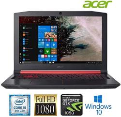 Acer Nitro 5 AN515 Laptop: Core I5-8300H 15.6INCH Full HD Ips Display 8GB RAM 1TB Hdd Nvidia GTX 1050 4GB Graphics