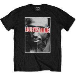 Tupac All Eyez On Me Men's Black T-Shirt Large