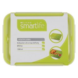 Smartlife Food Storage 3 Divider Container 1.3L