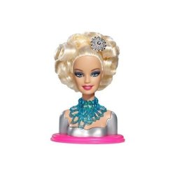Barbie Fashionistas Swappin' Styles Glam Head Toy