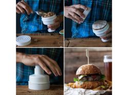 Burger Maker With 100 Wax Discs Hamburger 9CM