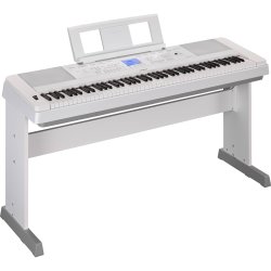 Yamaha DGX-660WH Portable Grand Piano - White