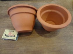 Clay Pots 11cm In Diameter From Rim To Rim Used Either For Pot Plants Flower Arrangements Hjb