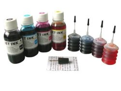 Naon Ink: 4X130ML Refill Ink Kit For Canon PG-30 PG-40 PG-50 PG-210 CL-31 CL-41 CL-51 CL-211 Black And Color Cartridges