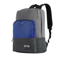 Volkano Ripper Series 15.6 39.6 Cm Backpack In Grey And Blue With Laptop Compartment And Adjustable Shoulder Straps