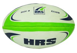 Hrs Club League Synthetic Rubber & Polyester Rugby Ball Sports Accessory- Size 3 HRS-RGB4A