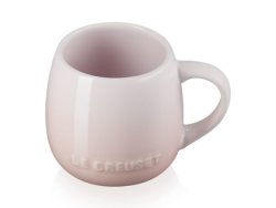 Le Creuset Coupe Collection Sphere Stoneware Mug 320ML Shell Pink