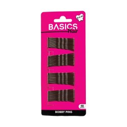 Basics Hair Bobby Pin 5CM 90PCS - Brown