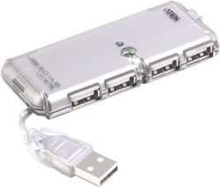 Aten 4-PORT USB 2.0 Hub With Power Adapter