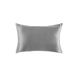 - Authentic Luxury Standard Silk Pillowcase - Charcoal - Set Of 2