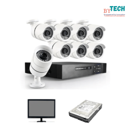 Diy 8 Channel All In One System Cctv Ahd Kit