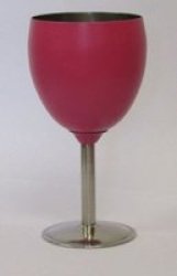 Leisure Quip Leisure-quip - Stainless Steel Wine Goblet - Pink