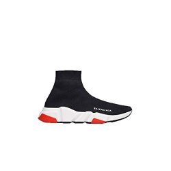 Balenciaga Shoes For Men's & Women's Speed Trainer Mid 'black Red' Unisex Fashion Shoes Classic Sneakers Running Lightweight Walking Shoes EU42