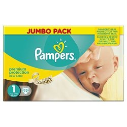 pampers premium size 1 jumbo pack