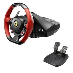 Thrustmaster Ferrari 458 Spider Racing Wheel Wireless wired Black And Red