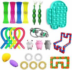 Fidget Simple Fidget Pack, 35pcs Fidget Toys Set with Popping Fidget  Sensory Toys for Kids and Adults Simple Fidget Stress Relief Kit Gift for  Party