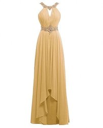 Tutu.vivi Women's Halter Prom Evening Dresses Long Sequin Keyhole Ball Gowns