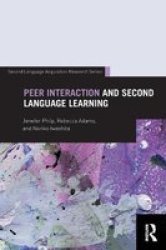 Peer Interaction And Second Language Learning