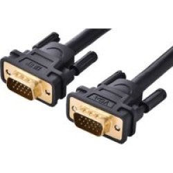UGreen 30M Vga HBD15 Male To Vga HBD15 Male Vga Cable - Black