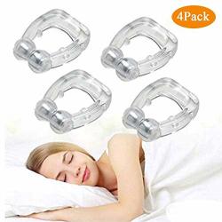 New Clipple Anti Snoring Devices Snoring Solution Silicone Magnetic Anti Snore Clip Professional Stop Snoring Nose Devicerelieve Snore Support Our Comfortable Sleeping 4 Pack