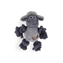 Afp Dog Toy Lambswool Cuddle Body Rope - Grey