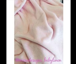 Soft Pink Mongolian Fleece Baby Blanket Fluffy Thick Super Warm