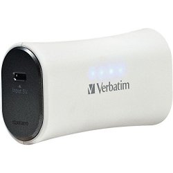 Verbatim 2 200 Mah Portable Micro-usb Power Bank Charger White 98360