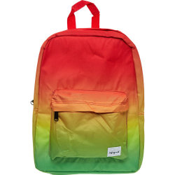 Spiral Red & Green Faded Backpack