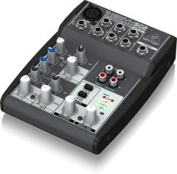 Behringer 502 Xenyx Premium 5 Channel Analog Mixer With Xenyx MIC Preamp And British Eq