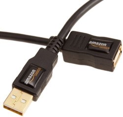 Amazonbasics USB 2.0 Extension Cable - A-male To A-female - 9.8 Feet 3 Meters
